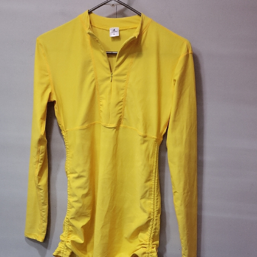 SAILBEE, SUNBURST YELLOW DRAWSTRING DRESS, SIZE M